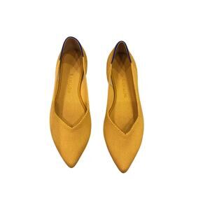 Rothy’s the point in yellow sunflower like new size 7 1/2